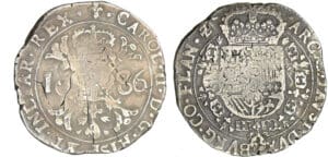 Pays-Bas espagnols - Flandre - Charles II (1665-1700) - Patagon 1686 (Brugge) Pays-Bas espagnols - Flandre - Charles II (1665-1700) - Patagon 1686 (Brugge)