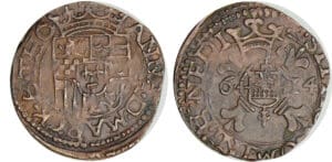 Pays-Bas - Thorn, Abdij - Anna van der Marck (1604-1631) - Oord 1614 Pays-Bas - Thorn, Abdij - Anna van der Marck (1604-1631) - Oord 1614