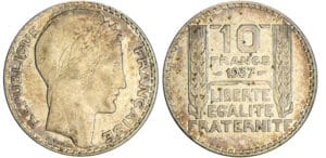 Troisième république (1871-1940) - 10 francs Turin argent 1937