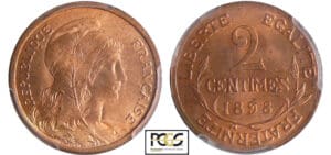 Troisième république (1871-1940) - 2 centimes Dupuis 1898