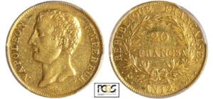Napoléon 1er (1804-1814) - 20 francs empereur An 12 A (Paris) Napoléon 1er (1804-1814) - 20 francs empereur An 12 A (Paris)