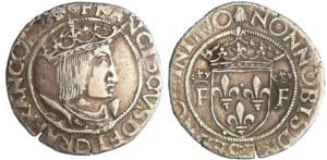 François 1er (1515-1547) - 1/2 teston - 14ème type - Dijon