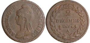 Directoire (1795-1799) - 2 décimes Dupré - An 4 A (Paris) Directoire (1795-1799) - 2 décimes Dupré - An 4 A (Paris)