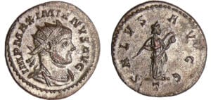 Maximien Hercule - Aurélianus (290-291, Lyon)