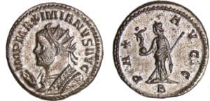 Maximien Hercule - Aurélianus (289-290, Lyon)