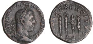Philippe 1er - Sesterce (244-245,Rome) - La Fidélité Philippe 1er - Sesterce (244-245,Rome) - La Fidélité