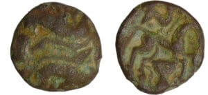 Ambiens - Bronze aux sangliers dos à dos ( 60-40 av. J.-C.)
