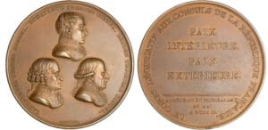 Consulat (1799-1804) - Médaille - Paix d'Amiens An X (1801-1802)