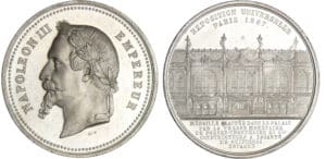 Napoléon III (1852-1870) - Médaille - Exposition universelle Paris 1867