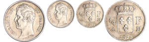 Charles X (1824-1830) - 1/4 de franc 1828 H (La Rochelle) Charles X (1824-1830) - 1/4 de franc 1828 H (La Rochelle)