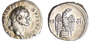 Vespasien - Denier (76, Rome)- Aigle Vespasien - Denier (76, Rome)- Aigle