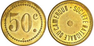 Cameroun - Société nationale du Cameroun - 50 centimes Cameroun - Société nationale du Cameroun - 50 centimes