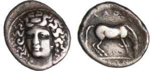 Thessalie - Larissa - Drachme - (400-344 av. J.-C.)