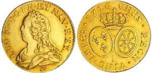 Louis XV (1715-1774) - Louis d’or aux lunettes - 1726 I (Limoges)