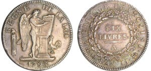 Convention (1792-1795) - Ecu de 6 livres FRANCOISE 1793 A (Paris) Convention (1792-1795) - Ecu de 6 livres FRANCOISE 1793 A (Paris)
