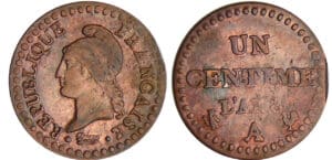 Bonaparte premier consul (1799-1804) - 1 centime Dupré An 8 A (Paris) Bonaparte premier consul (1799-1804) - 1 centime Dupré An 8 A (Paris)