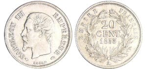 Napoléon III (1852-1870) - 20 centimes tête nue 1853 A (Paris)