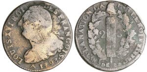 Constitution (1791-1792) - 2 sols au faisceau type FRANCOIS - 1793 (Orléans) Constitution (1791-1792) - 2 sols au faisceau type FRANCOIS - 1793 (Orléans)