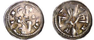 Lorraine - Evêché de Metz - Jean Ier d'Apremont - Denier Lorraine - Evêché de Metz - Jean Ier d'Apremont - Denier