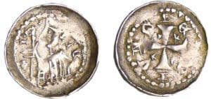 Lorraine - Evêché de Metz - Jean Ier d'Apremont - Denier Lorraine - Evêché de Metz - Jean Ier d'Apremont - Denier