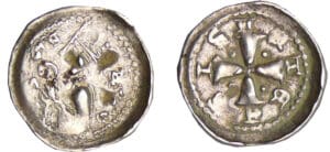 Lorraine - Evêché de Metz - Jean Ier d'Apremont - Denier Lorraine - Evêché de Metz - Jean Ier d'Apremont - Denier