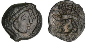 Aulerques Eburovices - Bronze au sanglier enseigne (60-50 av. J.-C.)