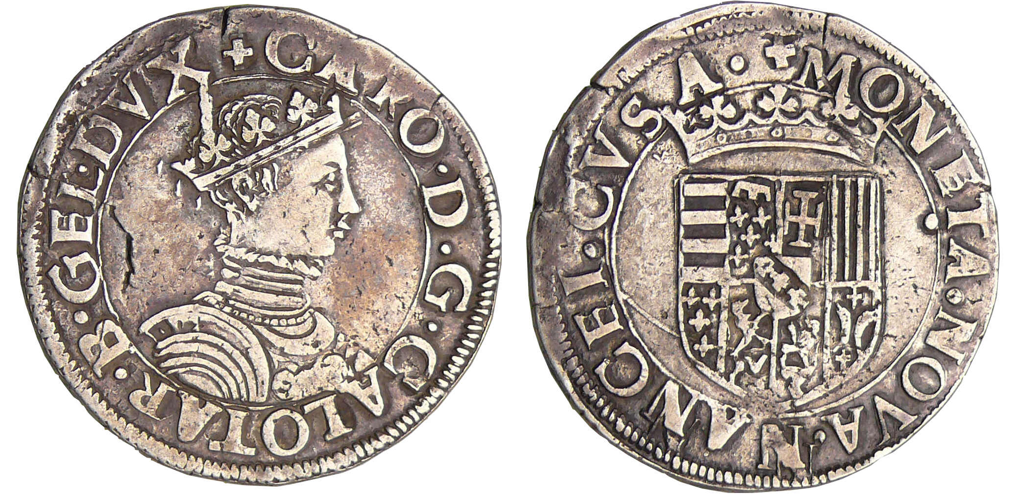 Lorraine - Duché de Lorraine - Charles III - Teston au buste juvénile (Nancy) Lorraine - Duché de Lorraine - Charles III - Teston au buste juvénile (Nancy)