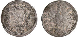 Lorraine - Duché de Lorraine - Léopold 1er - Cinq liards sd (1706) Lorraine - Duché de Lorraine - Léopold 1er - Cinq liards sd (1706)