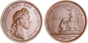 Lorraine - Médaille - Louis XIIII (1643-1715) - Hommage au duché de Bar 23 mars 1661