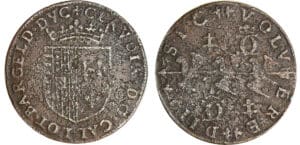 Lorraine - Charles III (1545-1608) et Claude de France, fille du roi Henri II - Jeton sd