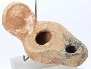 Byzantin - Lampe à huile en terre cuite - 500-700 ap. J.-C.