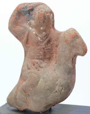Romain - Epoque tardive - Statuette en terre cuite