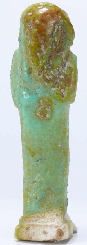 Egypte - Basse époque - Oushebti en fritte - 633-332 av. J.-C. (26-30ème dynastie)