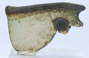 Egypte - Basse époque - Œil oudjat en fritte - 633-332 av. J.-C. (26-30ème dynastie)
