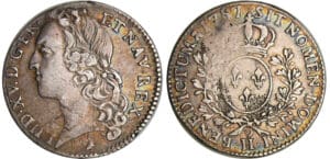 Louis XV (1715-1774) - ½ écu au bandeau - 1757 H (La Rochelle) Louis XV (1715-1774) - ½ écu au bandeau - 1757 H (La Rochelle)