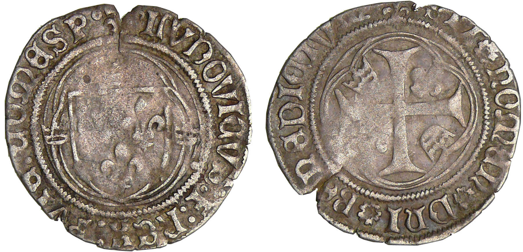 Louis XII (1498-1514) - Grand blanc de Provence 3ème type - Tarascon Louis XII (1498-1514) - Grand blanc de Provence 3ème type - Tarascon