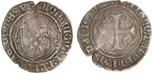 Louis XII (1498-1514) - Grand blanc de Provence 3ème type - Tarascon