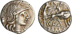 Pompeia - Denier (137 av. J.-C.)