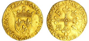 François 1er (1515-1547) - Ecu d'or au soleil - 5ème type - Toulouse