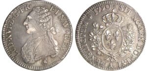 Louis XVI (1774-1792) - Ecu aux branches d’olivier - 1790 A (Paris) 2ème sem Louis XVI (1774-1792) - Ecu aux branches d’olivier - 1790 A (Paris) 2ème sem