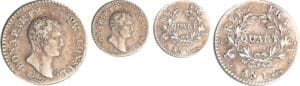 Bonaparte premier consul (1799-1804) - 1/4 franc An 12 A (Paris)