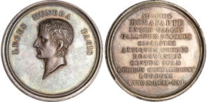 Consulat - Bonaparte 1er consul - Médaille constitution à Lyon de le République Italienne 1802