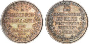 Empire - Napoléon 1er - Médaille mines et usines du Hartz 1804
