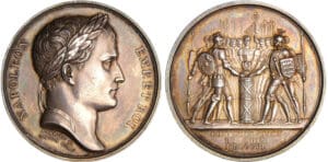Empire - Napoléon 1er - Médaille création de la Confédération du Rhin 1806