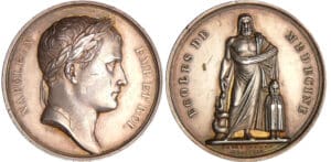 Empire - Napoléon 1er - Médaille école de médecine 1805