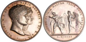 Empire - Napoléon 1er - Médaille mariage à Paris avec Marie-Louise 1810
