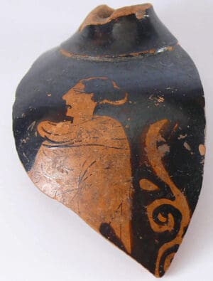 Grande Grèce - Fragment de pot peint - 4ème siècle av. J.-C.
