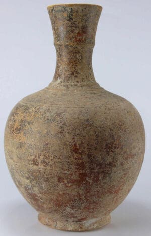 Epoque médiévale - Flandres - Bouteille en terre cuite