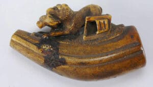 Flandres - Pipe en os ou ivoire - 18ème siècle