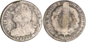 Saint-Domingue (Haïti) - 2 sous - Imitation de la 2 sols constitutionnelle 1792 BB